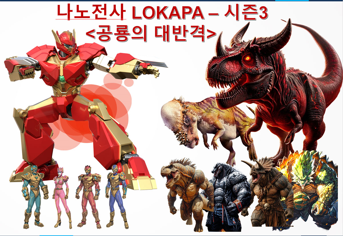 Nano-Fighters LOKAPA Season 3 - Dinosaurs Strikes Back 
